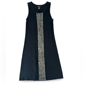 BCBGMaxAzria Black Ribbed Occasion  Tunic Dress Women’s SZ M